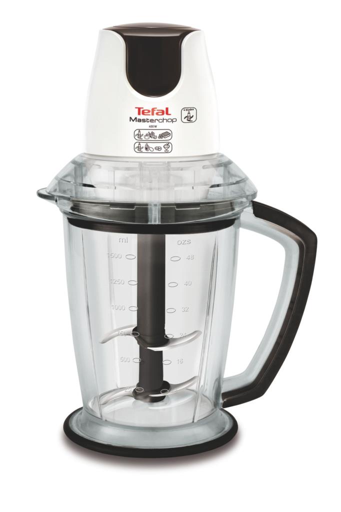 Tefal Masterchop Powelix Maxi XXL 500 W 4 Bıçaklı Doğrayıcı Beyaz