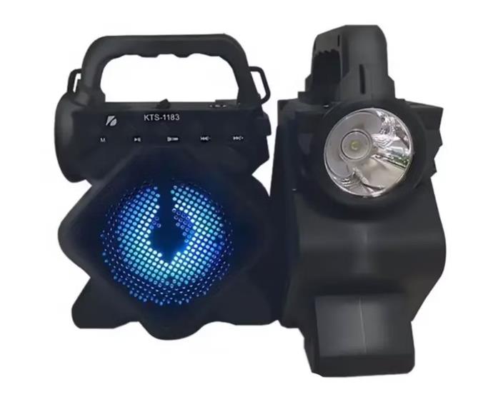 KTS 1183 Işıklı Kablosuz Ses Bombası Fenerli Bluetooth Hoparlör - TEŞHİR