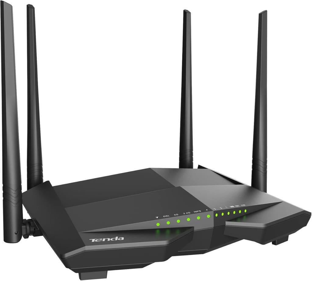 Tenda V12 4 Port 1200 Mbps 5GHz VDSL2 Modem - OUTLET