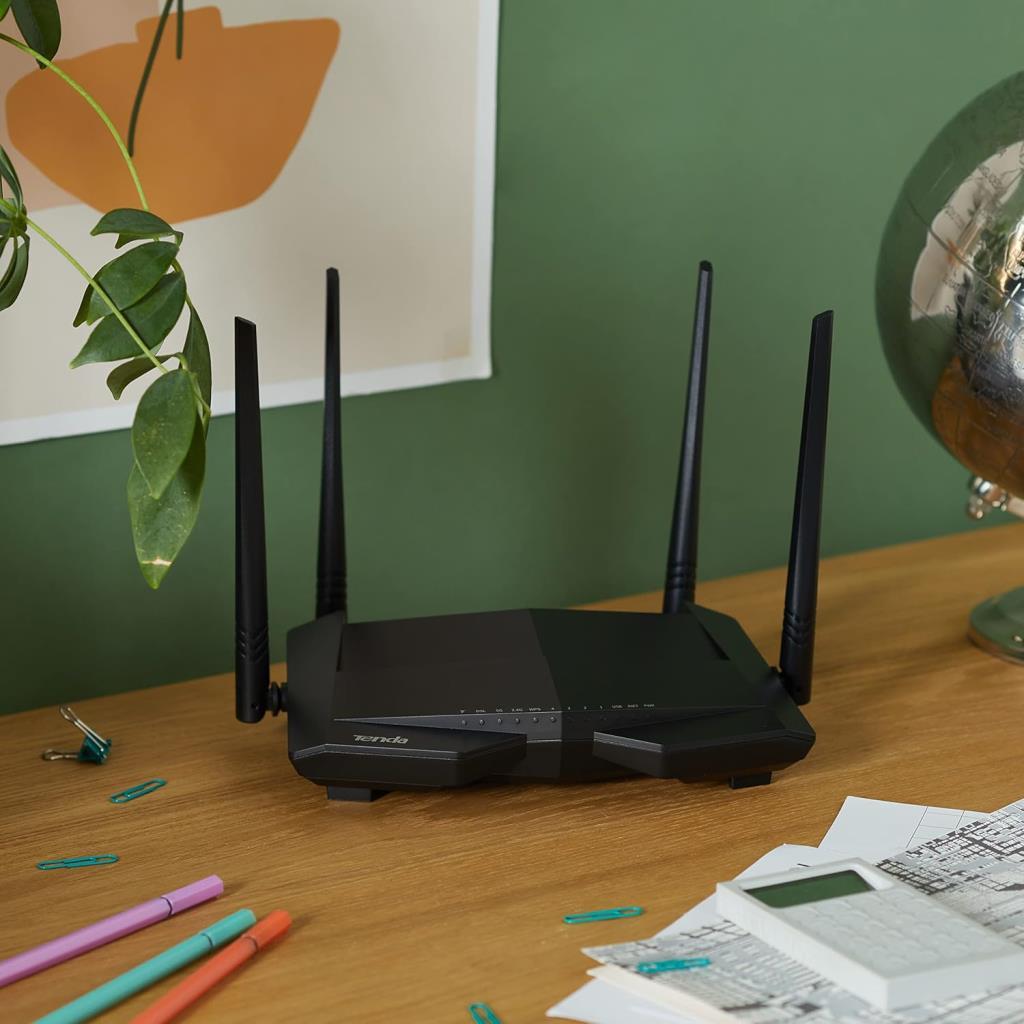 Tenda V12 4 Port 1200 Mbps 5GHz VDSL2 Modem - OUTLET