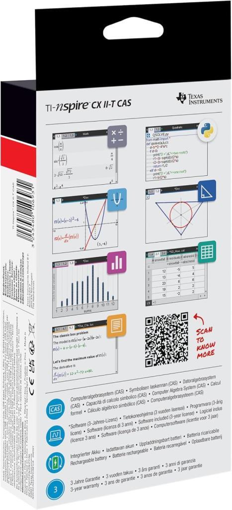 Texas Instruments TI-Nspire CX II-T Grafik Hesap Makinesi - OUTLET