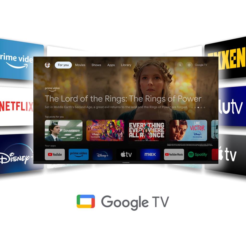 Thomson 55QG6C14 4K Ultra HD 55" 140 Ekran Uydu Alıcılı Google Smart QLED TV - Outlet