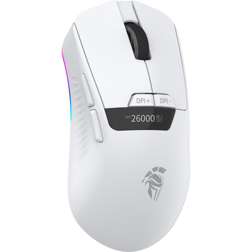 THRONE Raito RefleX 26000 Dpi PAW 3395 OLED Ekran & Makro RGB 59gr Kablosuz Gaming Mouse