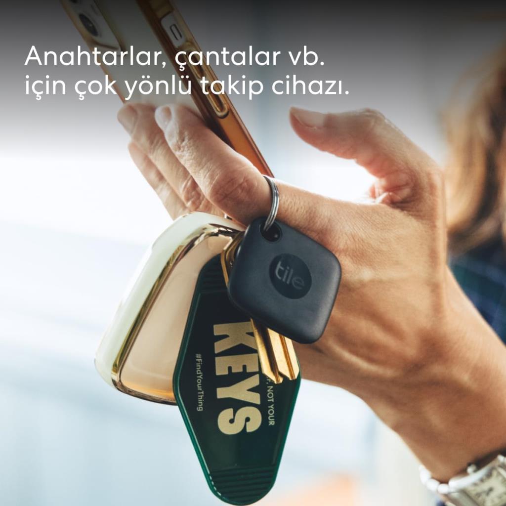 Tile By LIFE360 Mate Siyah 3'lü Paket Eşya Bulma Cihazı - TEŞHİR