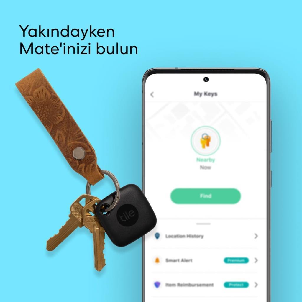 Tile By LIFE360 Mate Siyah 3'lü Paket Eşya Bulma Cihazı - TEŞHİR