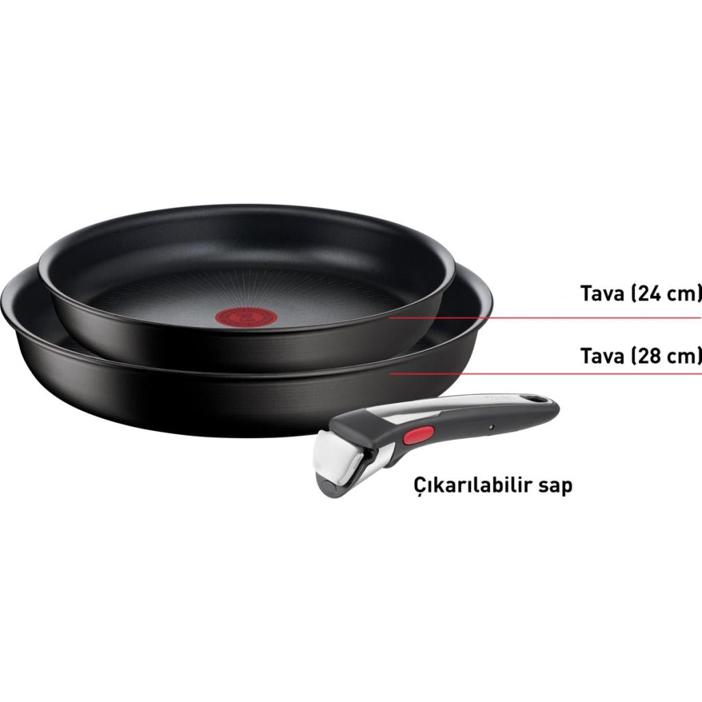 Tefal Titanyum Ingenio Unlimited 6X 3 Parça Tava Seti