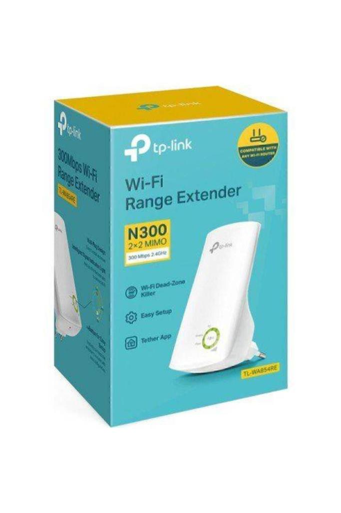 TP-Link TL-WA854RE N300 Mbps Wi-Fi Menzil Genişletici, 300Mbps Veri Aktarım Hızı Outlet