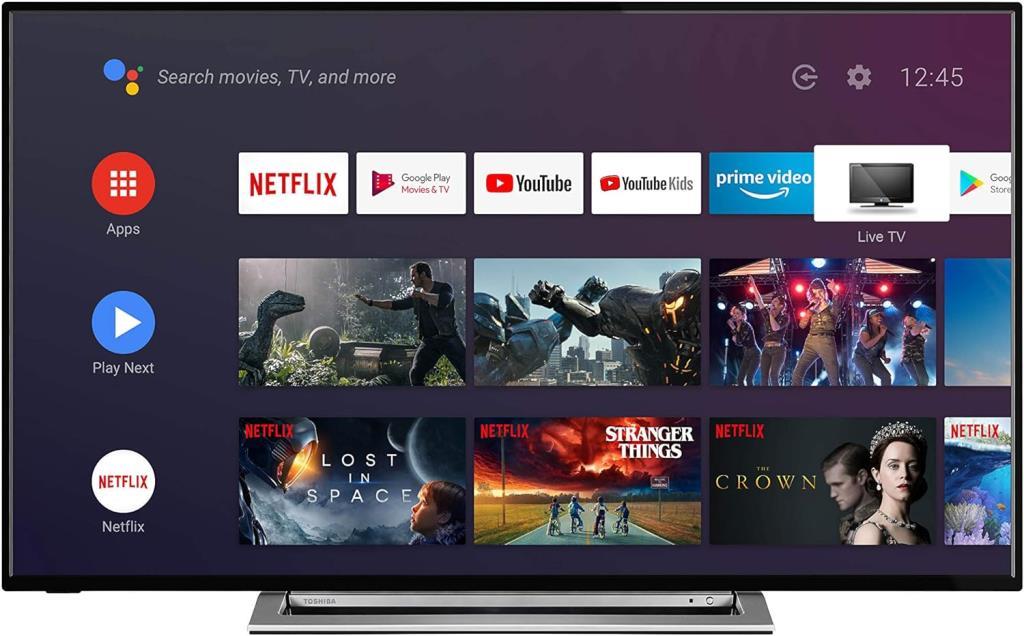 Toshiba 58UA3D63DT 4K Ultra HD 58" 147 Ekran Uydu Alıcılı Android Smart LED TV Teşhir
