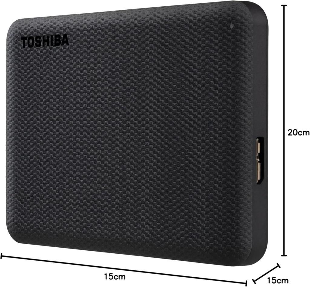 Toshiba Canvio Advance HDTCA20EK3AA Siyah USB 3.2 2.5" 2 TB Harici Harddisk Teşhir