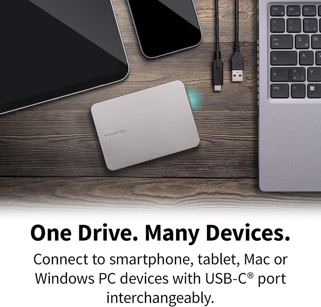 Toshiba Canvio Flex HDTX210ESCAA USB 3.2 2.5" 1 TB Harici Harddisk