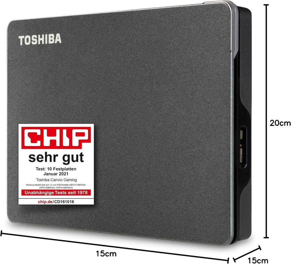Toshiba Canvio Gaming HDTX120EK3AA USB 3.2 2.5" 2 TB Harici Harddisk - TEŞHİR