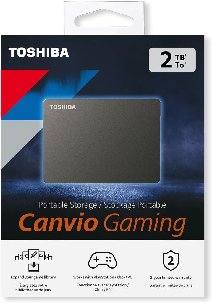 Toshiba Canvio Gaming HDTX120EK3AA USB 3.2 2.5" 2 TB Harici Harddisk - TEŞHİR