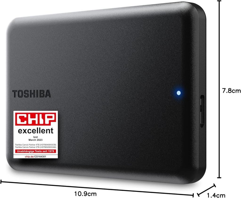 Toshiba Canvio Partner HDTB520EK3AB USB 3.2 2.5" 2 TB Harici Harddisk