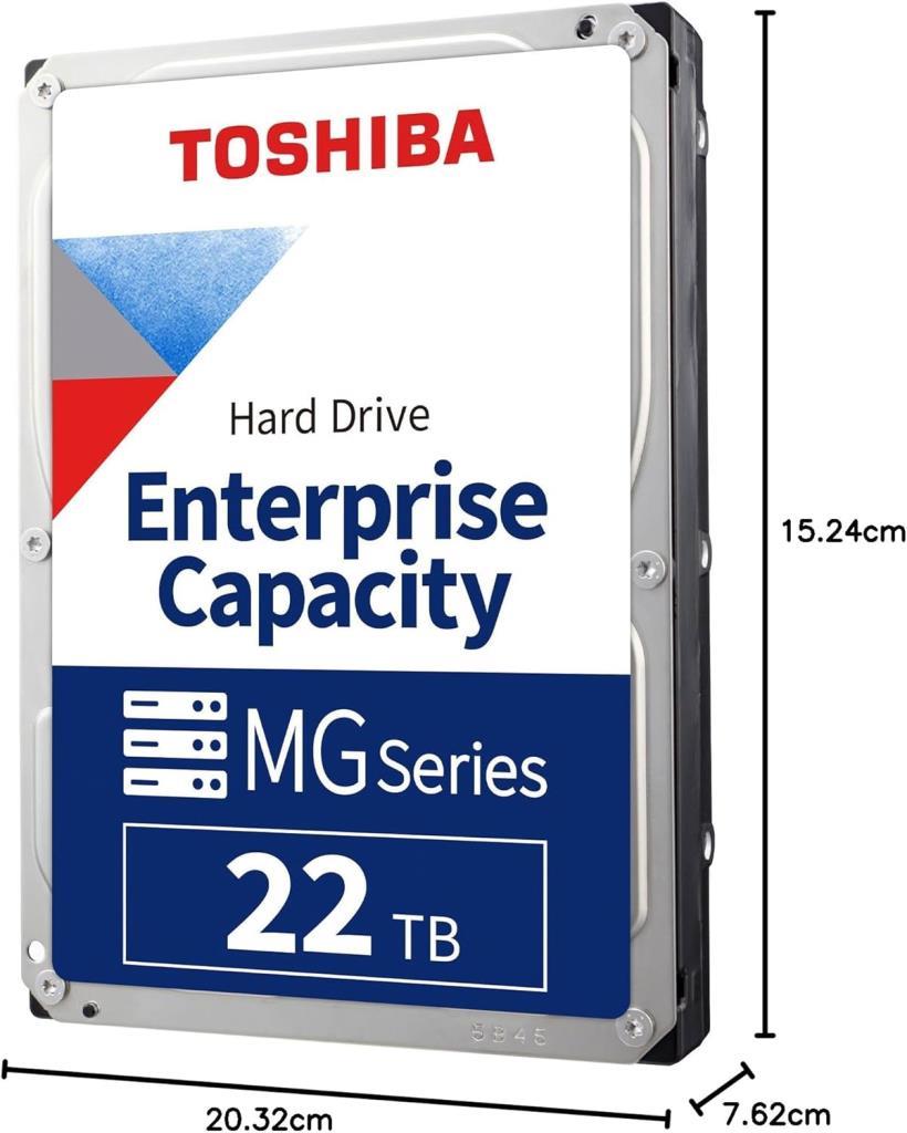 Toshiba MG10 MG10AFA22TE SATA 3.0 7200 RPM 3.5" 22 TB Harddisk Teşhir