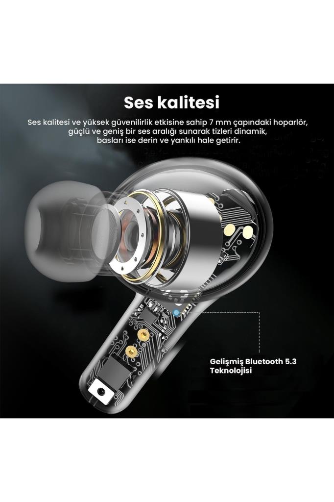 TOZO A00e2 / Agile Pots Ip-x5 Suya Dayanıklı Dokunmatik Kontrol Kablosuz 5.3 Bluetooth Kulaklık - OUTLET