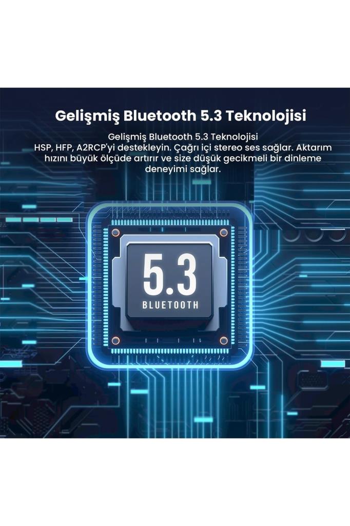 TOZO A00e2 / Agile Pots Ip-x5 Suya Dayanıklı Dokunmatik Kontrol Kablosuz 5.3 Bluetooth Kulaklık - OUTLET