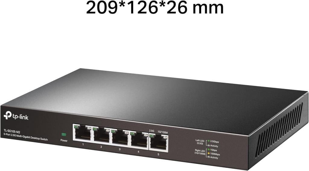 TP-Link TL-SG105-M2 5 Port 2.5G Gigabit Switch