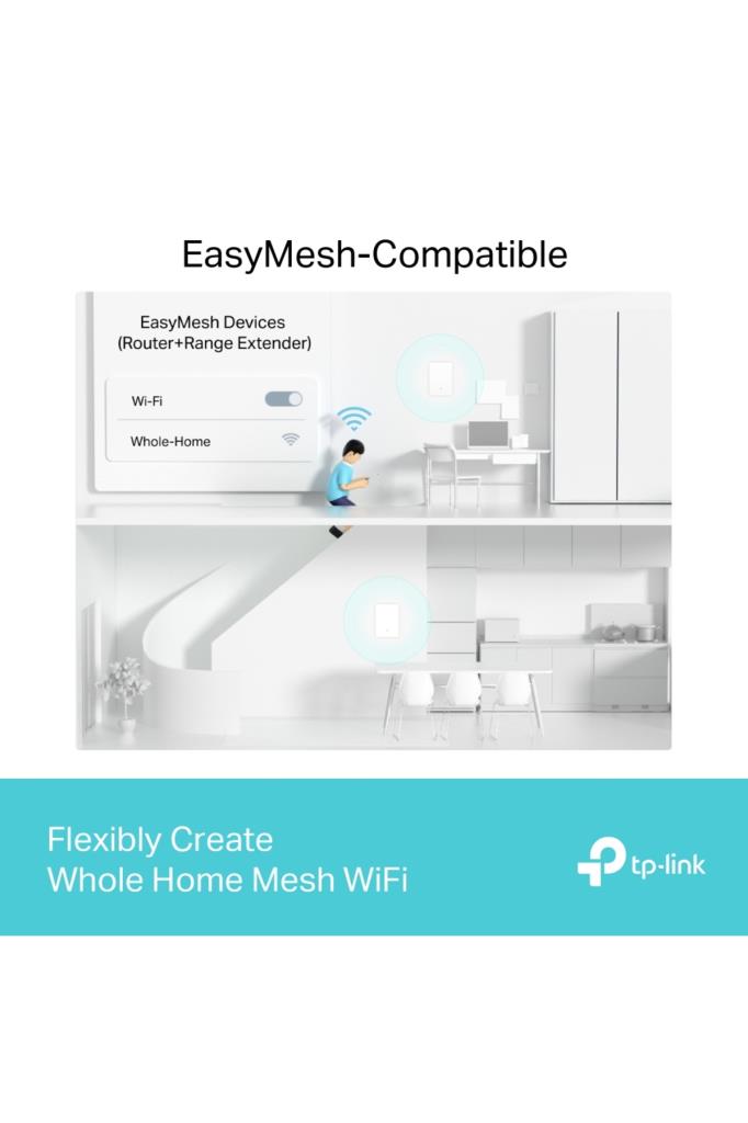 Tp-Link Archer Air E5 AX3000 Dual-Band WiFi 6 EasyMesh Menzil Genişletici