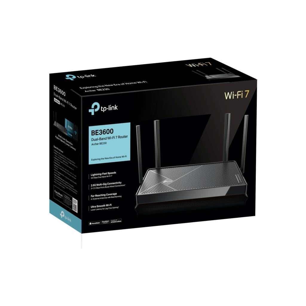 TP-Link Archer BE230 5 Port 3600 Mbps Router