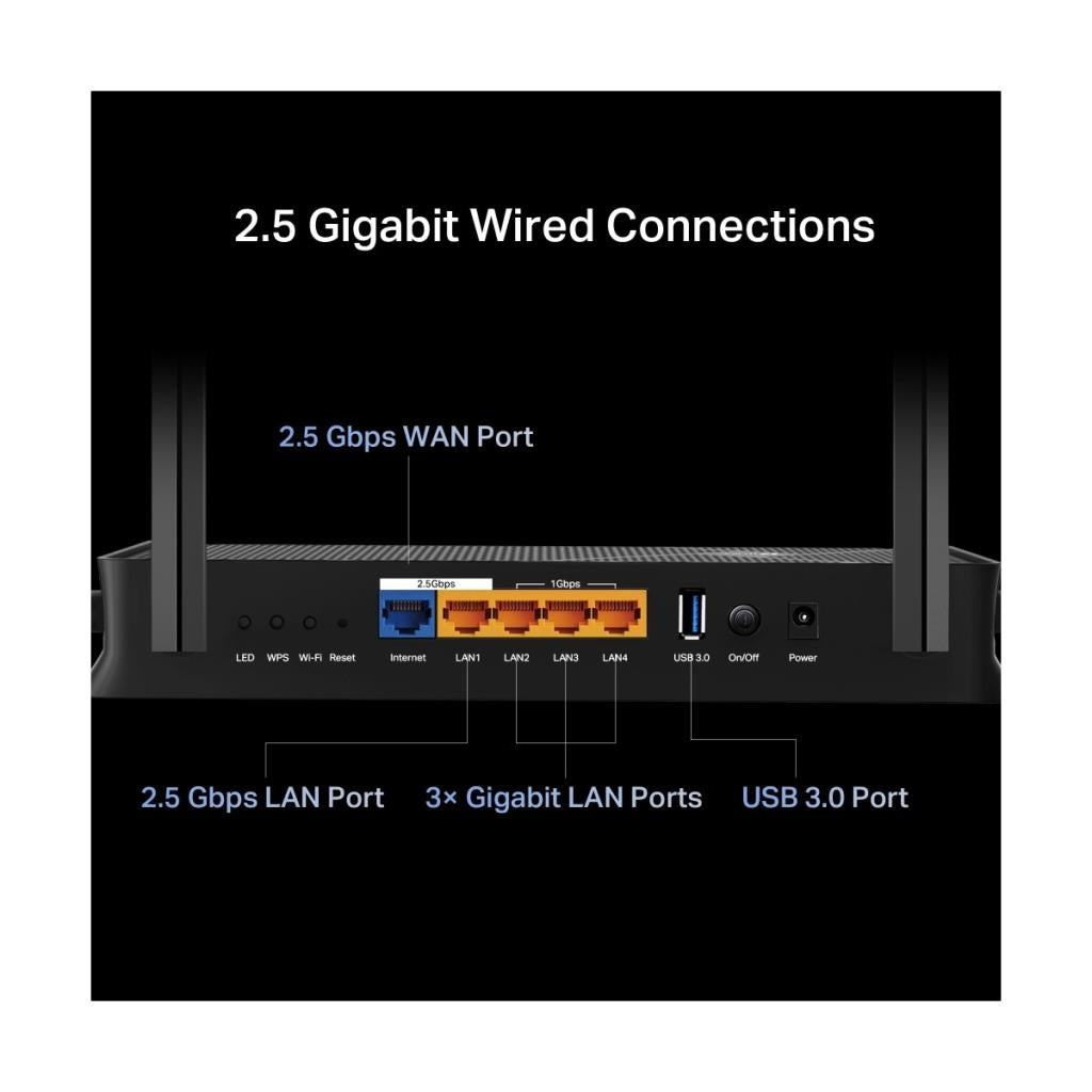 TP-Link Archer BE230 5 Port 3600 Mbps Router