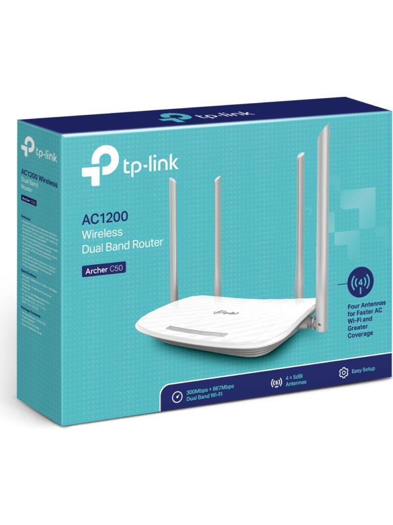 TP-Link Archer C50 4 Port 1200 Mbps Router