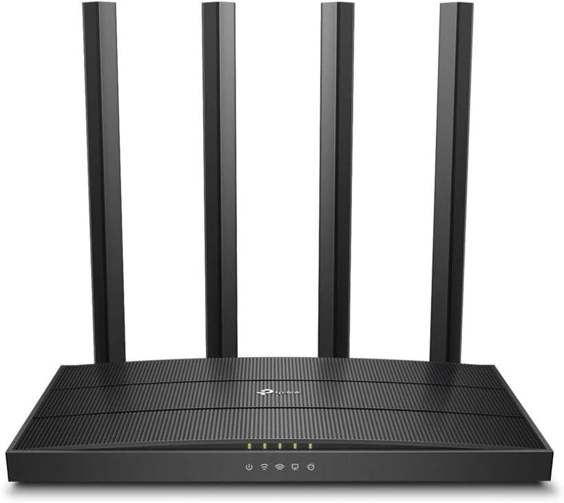 راوتر TP-Link Archer C6 رباعي المنافذ بسرعة 1200 ميجابت في الثانية - منفذ