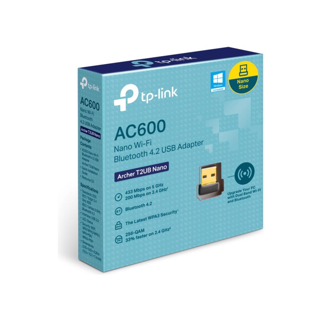 TP-Link Archer T2UB Nano 600 Mbps Kablosuz Ağ Adaptörü