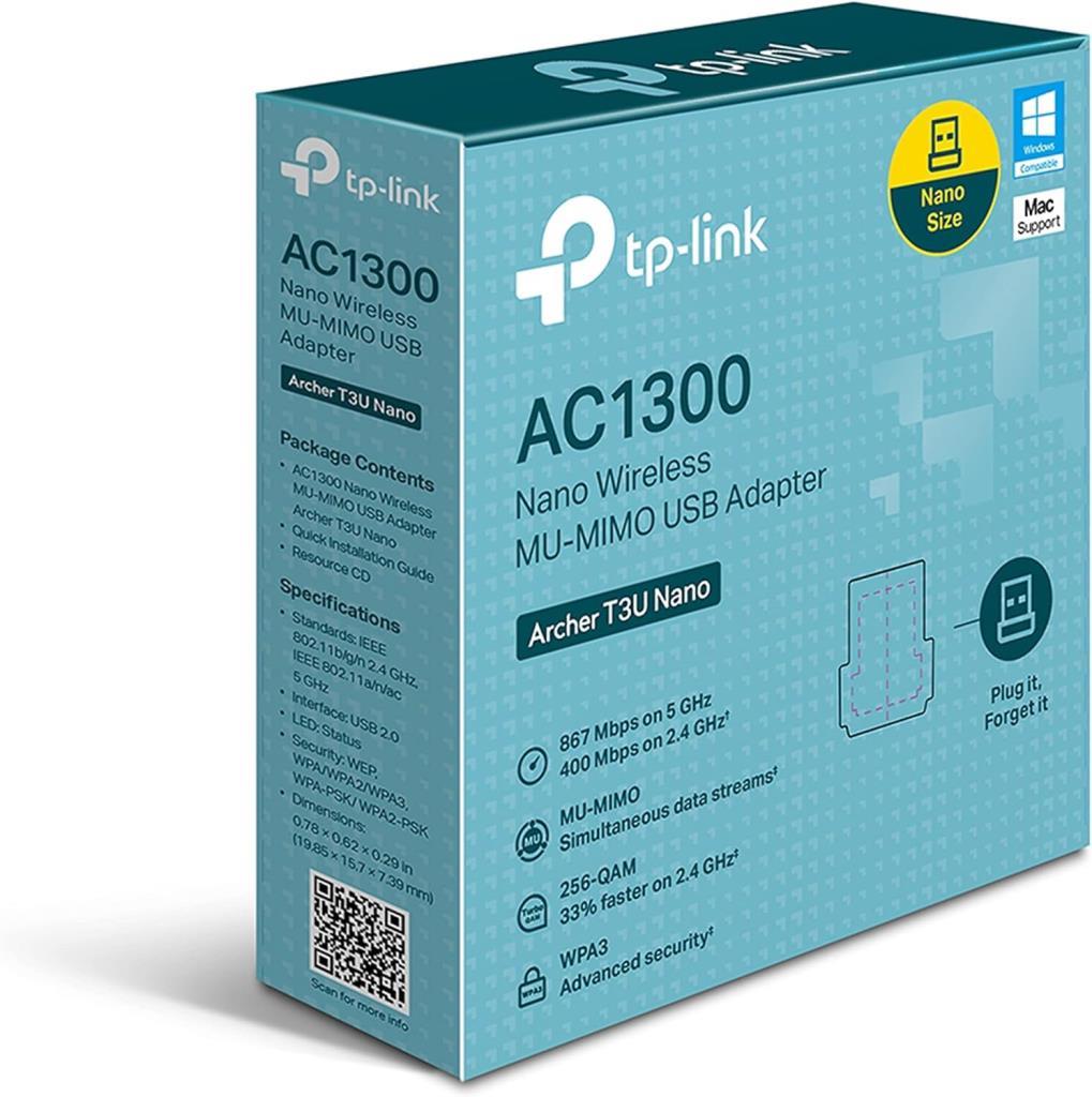 TP-Link Archer T3U Nano 1300 Mbps Kablosuz Ağ Adaptörü