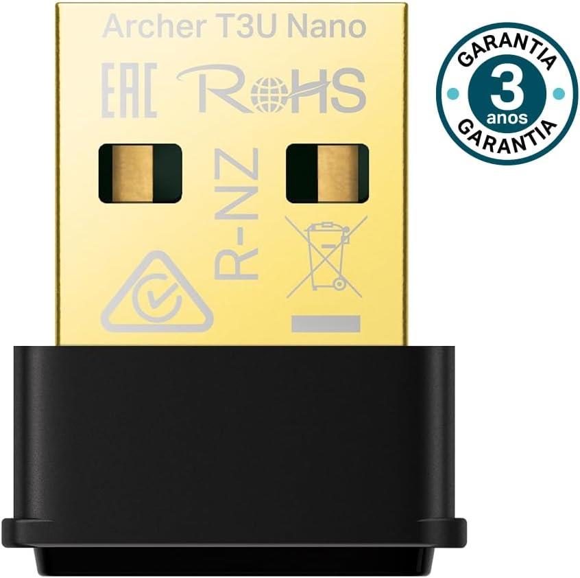 TP-Link Archer T3U, AC1300 Mbps, Çift Bant, USB 2.0, Nano Wi-Fi 5 USB Adaptör Outlet