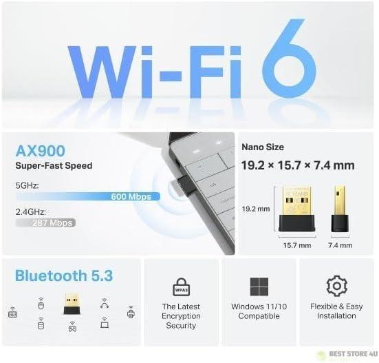 TP-Link Archer TX10UB Nano 900 Mbps Kablosuz Ağ Adaptörü Teşhir