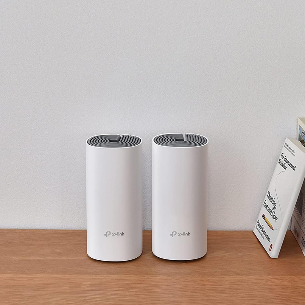 TP-Link Deco E4 (2-Pack), AC1200 Mbps Tüm Ev Mesh Wi-Fi Sistemi