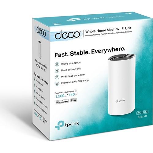 TP-Link Deco M4 AC 1200 Mesh Tüm Ev Wi-Fi Sistemi ( Tekli )