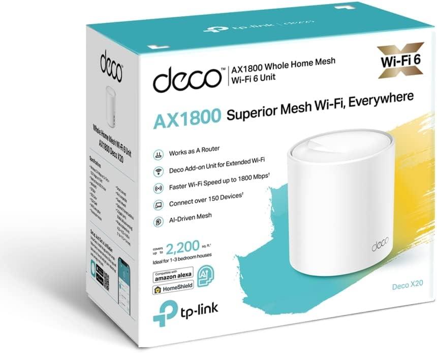 TP-Link Deco X20 1800 Mbps 1'li Router Teşhir