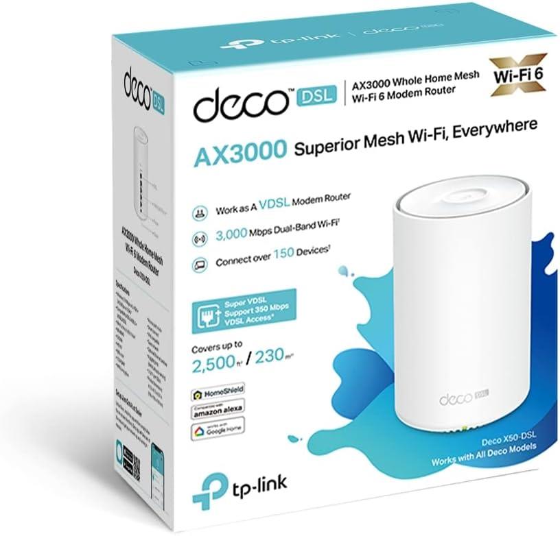 TP-Link Deco X50-DSL 3000 Mbps Router Teşhir