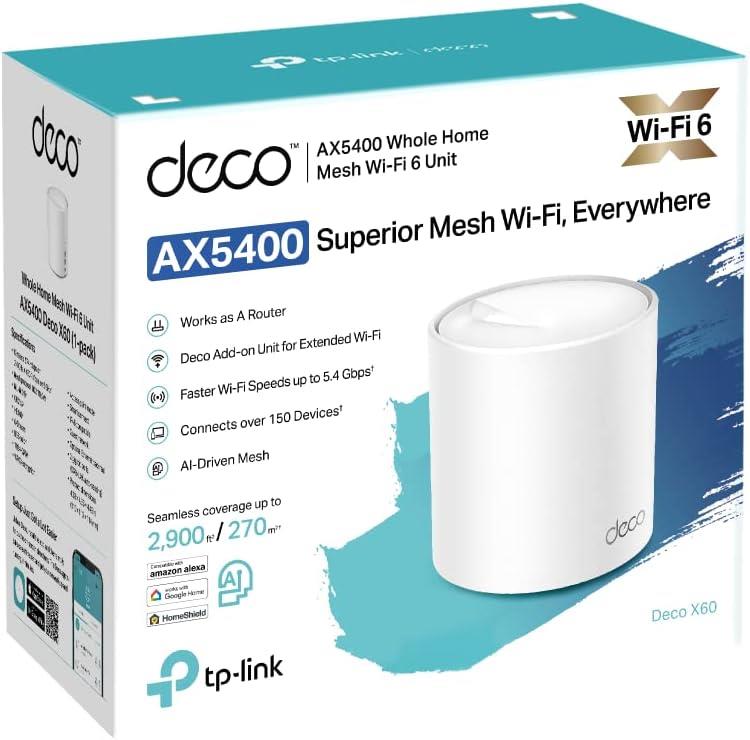 TP-Link Deco X60 3000 Mbps 1'li Router Outlet