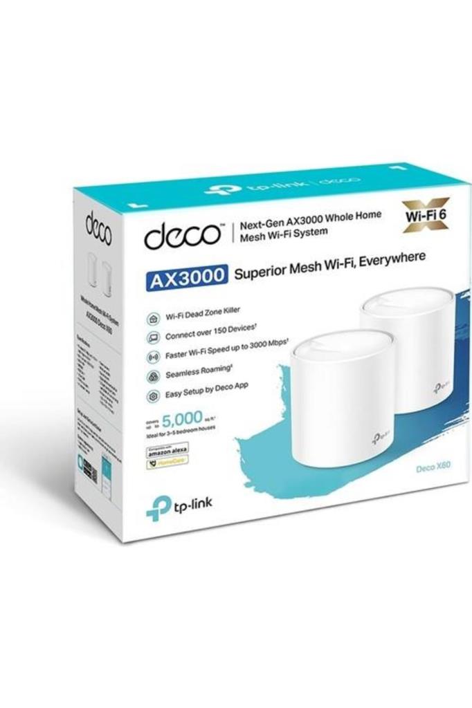 TP-Link Deco X60 3000 Mbps 2'li Router Outlet