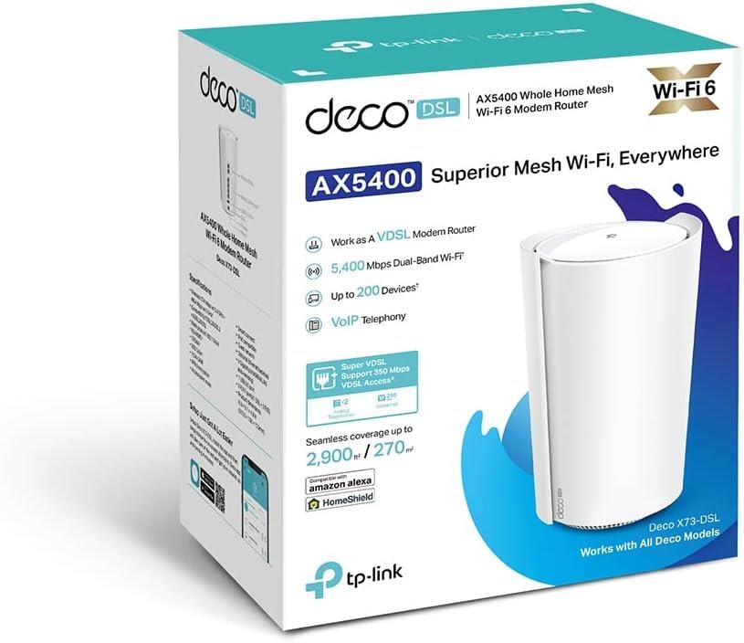 TP-Link Deco X73-DSL 5400 Mbps Mesh Router Teşhir