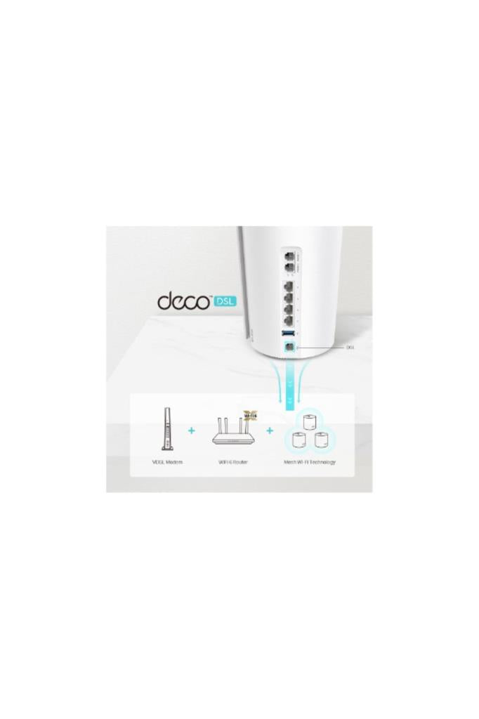 TP-Link Deco X73-DSL 5400 Mbps 2'li Mesh Modem