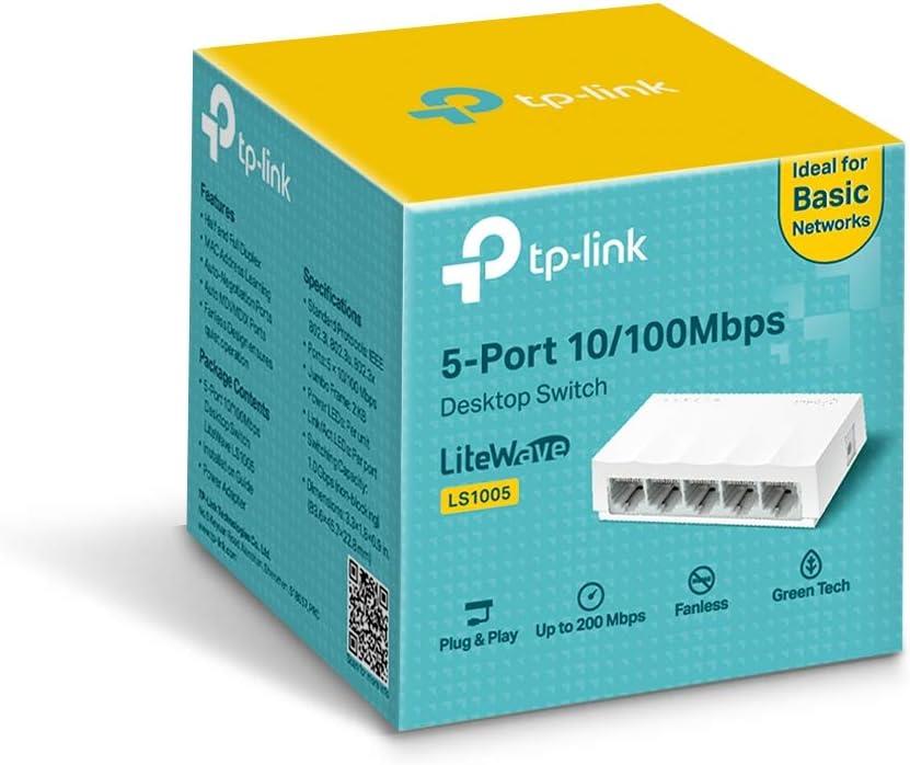 TP-Link LS1005 5 Port 10/100 Mbps Switch Teşhir