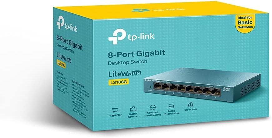 TP-Link LS1008G 8 Port 10/100/1000 Mbps Gigabit Switch - teşhir