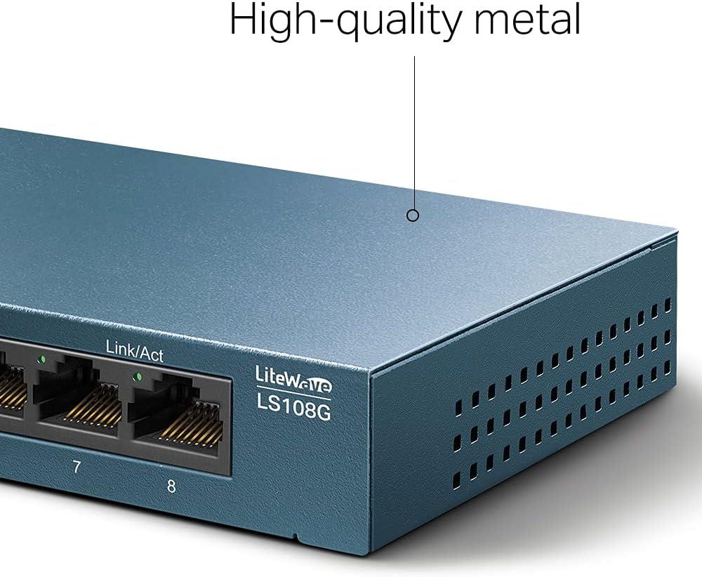 TP-Link LS1008G 8 Port 10/100/1000 Mbps Gigabit Switch - teşhir