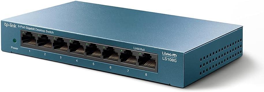 TP-Link LS108G 8 Port 10/100/1000 Mbps Gigabit Switch