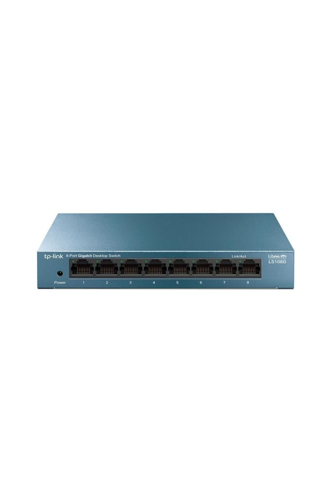 TP-Link LS108G 8 Port 10/100/1000 Mbps Gigabit Switch Outlet