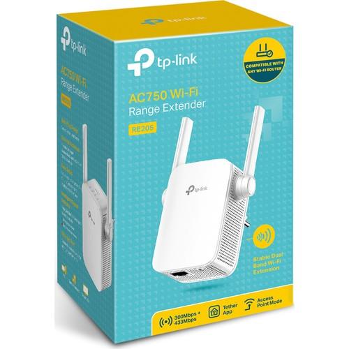 TP-Link RE205 AC 750 Mbps Kablosuz Menzil Genişletici
