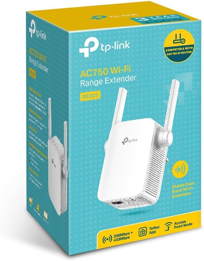 TP-Link RE205 750 Mbps Wifi Güçlendirici Teşhir