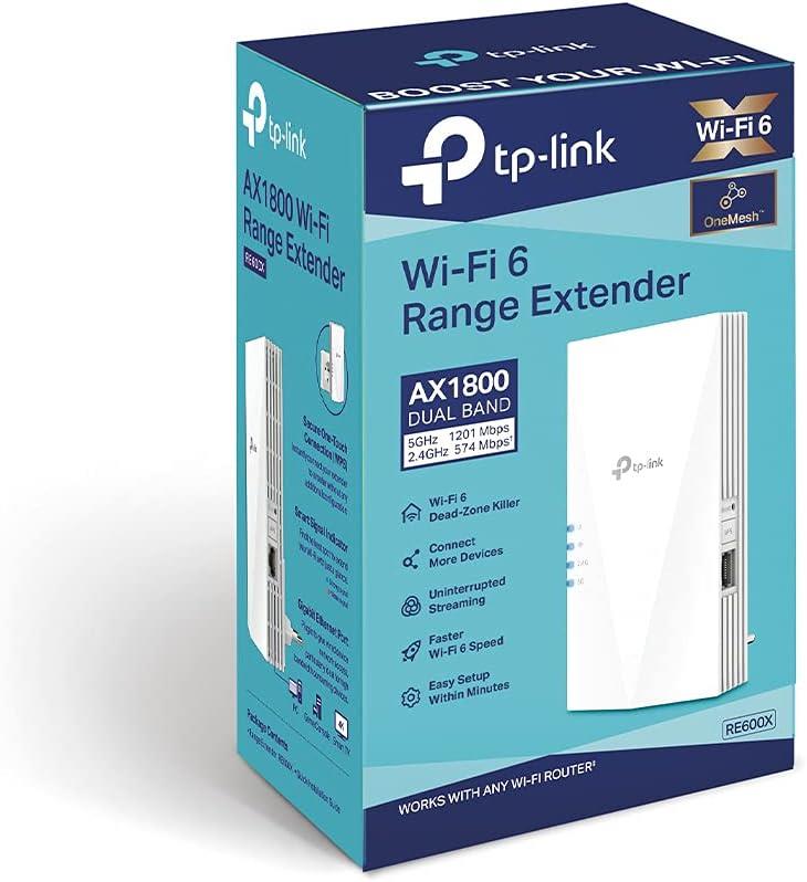 TP-Link RE600X 1800 Mbps Wifi Güçlendirici Outlet
