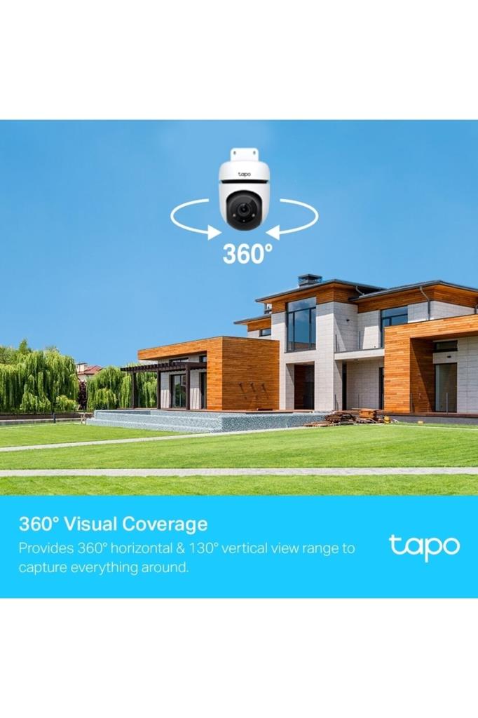 TP-Link Tapo C500 Full HD 360 Derece Gece Görüşlü IP Wi-Fi Güvenlik Kamerası