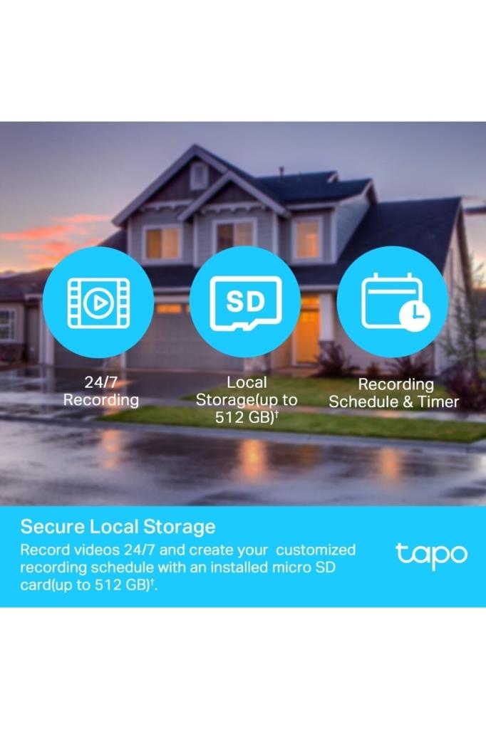 TP-Link Tapo C500 Full HD 360 Derece Gece Görüşlü IP Wi-Fi Güvenlik Kamerası