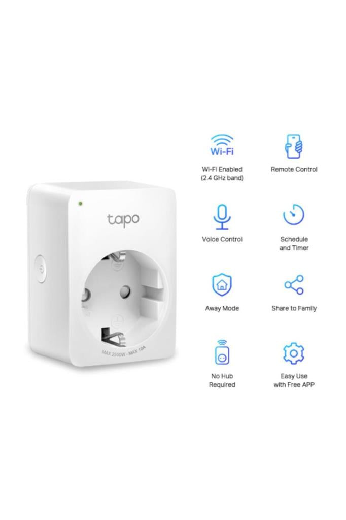 TP-Link Tapo P100 Mini Wi-Fi 4'lü Akıllı Priz Teşhir