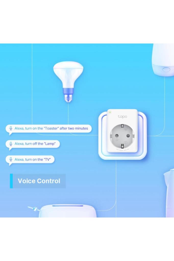 TP-Link Tapo P100 Mini Wi-Fi 4'lü Akıllı Priz Teşhir